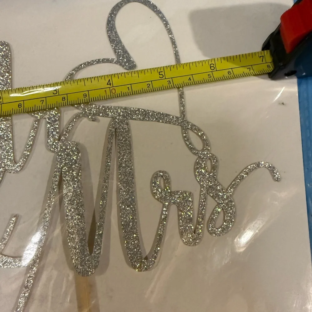 Mr & Mrs Cake topper Brand New